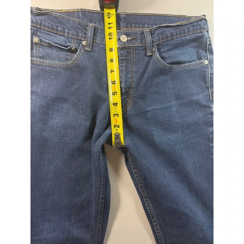 Levi's 511 Slim Fit Jeans Mens 34x32 Dark Wash Blue Denim Stretch Casual Pants